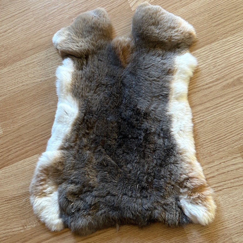 A403 Premium Rex Rabbit Fur Pelt - Soft Luxury Plush Tanned Hide